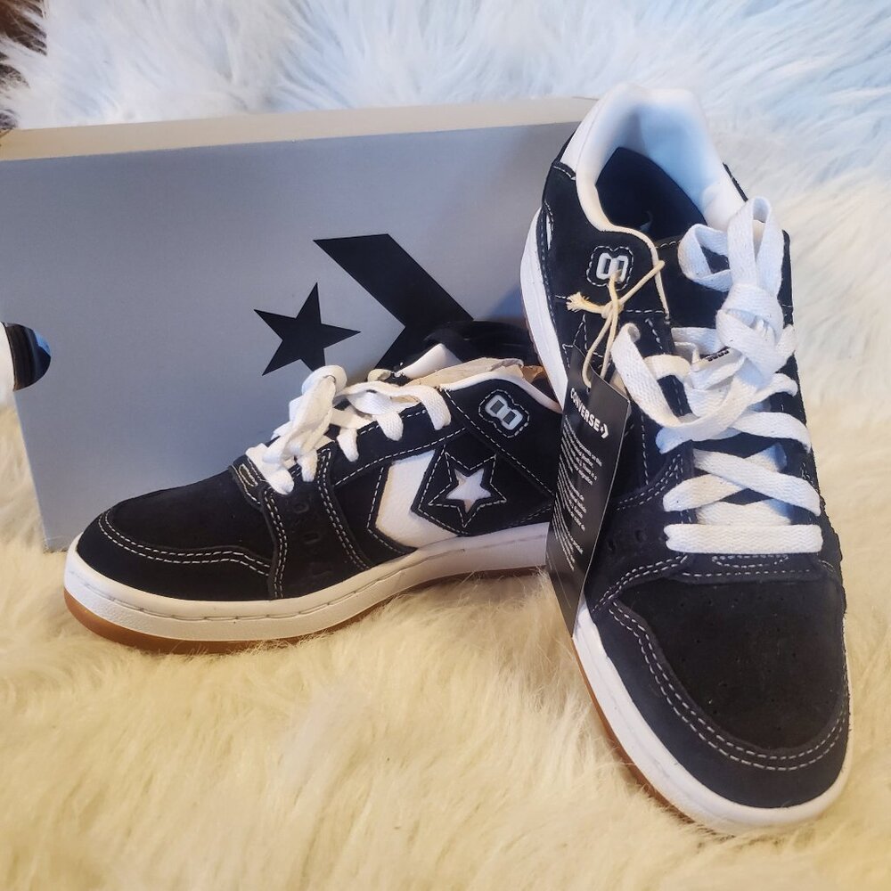 NWT CONS Converse One Star Pro Ox Low Sneakers Black White Gum Women's